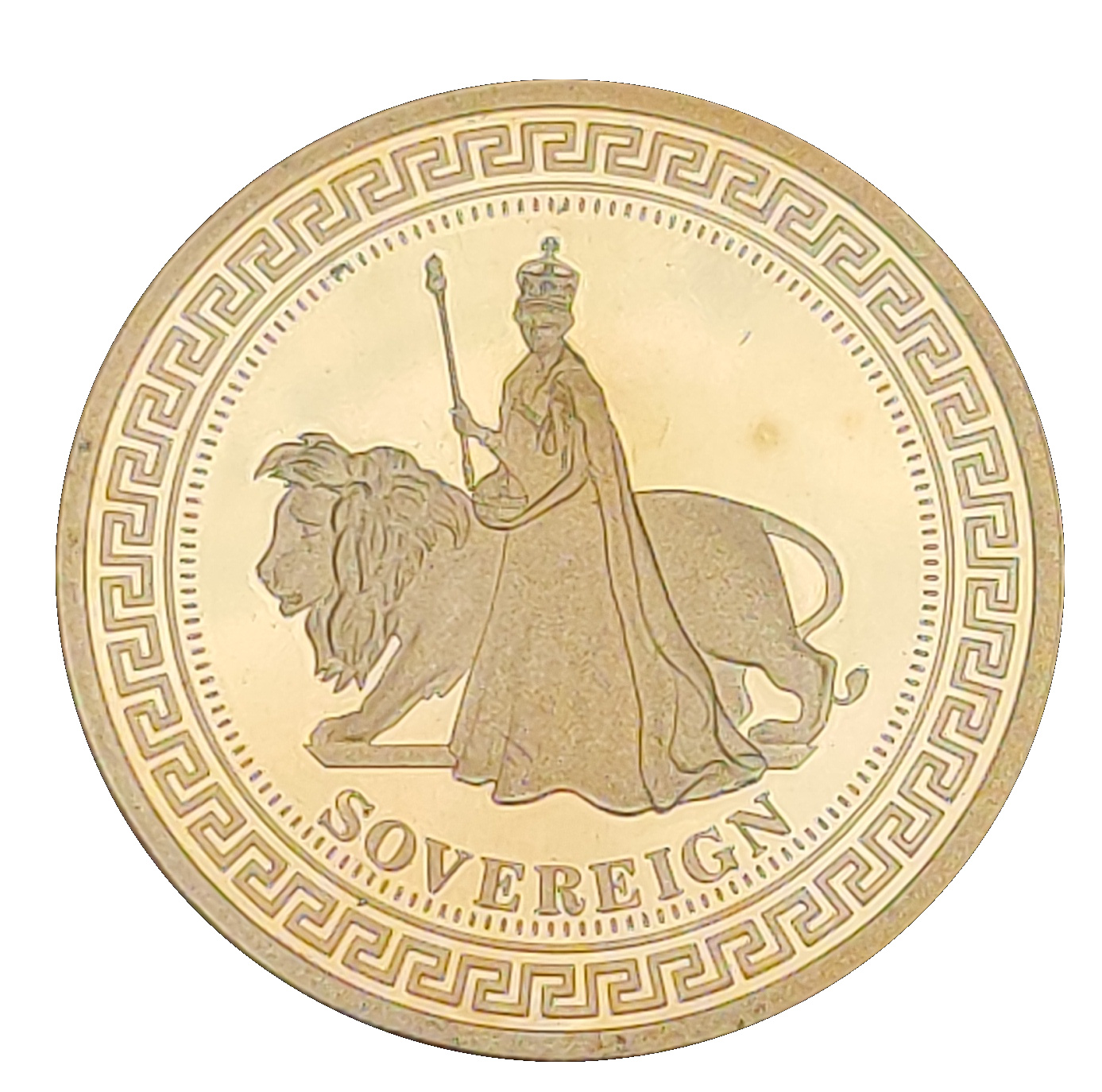 Tristan da Cunha 1 Sovereign - Elizabeth II Elizabeth and the Lion