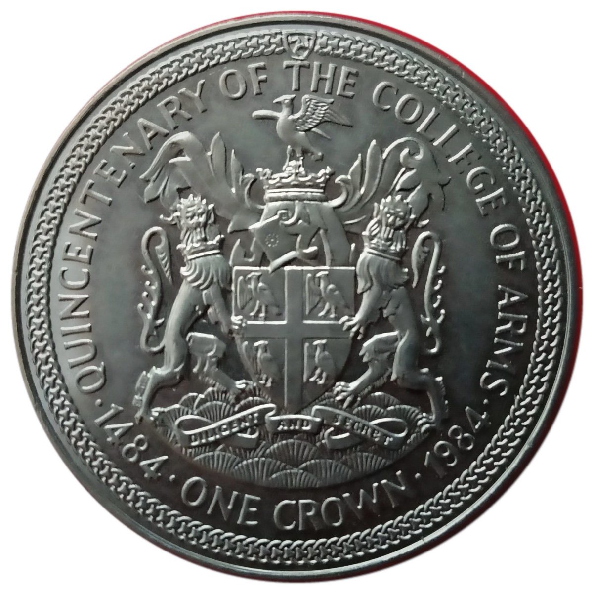 Isle of Man 1 Crown - Elizabeth II College of Arms