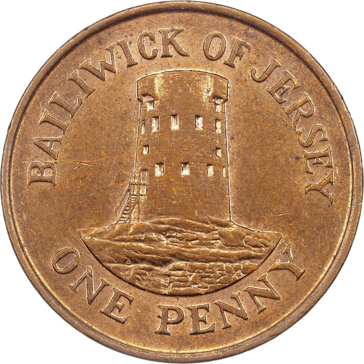 Jersey 1 Penny - Elizabeth II 2nd portrait