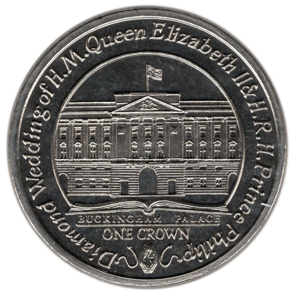 Falkland Islands 1 Crown - Elizabeth II Buckingham Palace