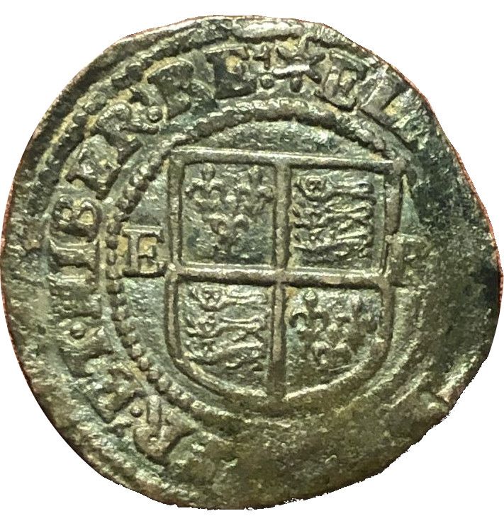 Ireland 1 Penny - Elizabeth I obverse
