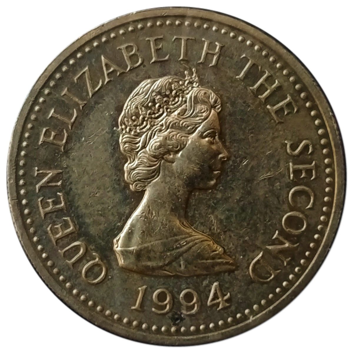 Jersey 1 Pound - Elizabeth II Schooner, Resolute obverse