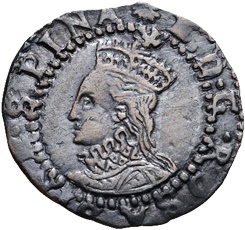 1 Penny - Elizabeth I 6th issue obverse