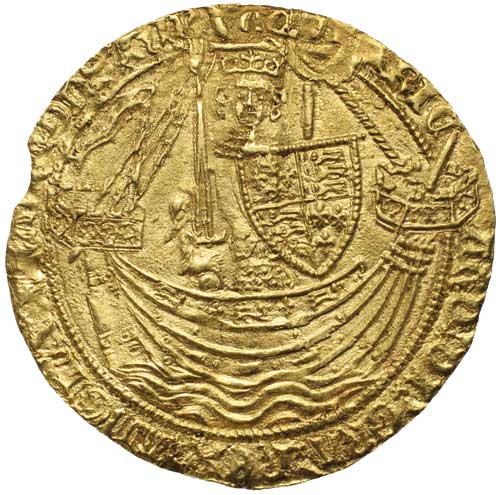 1 Noble - Richard II Calais; type II obverse