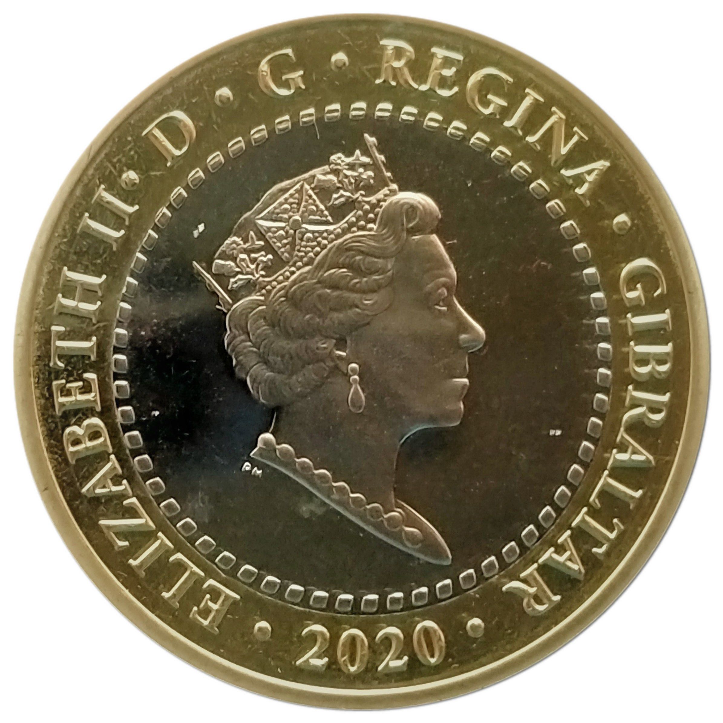 Gibraltar 2 Pounds - Elizabeth II The Augean stables obverse