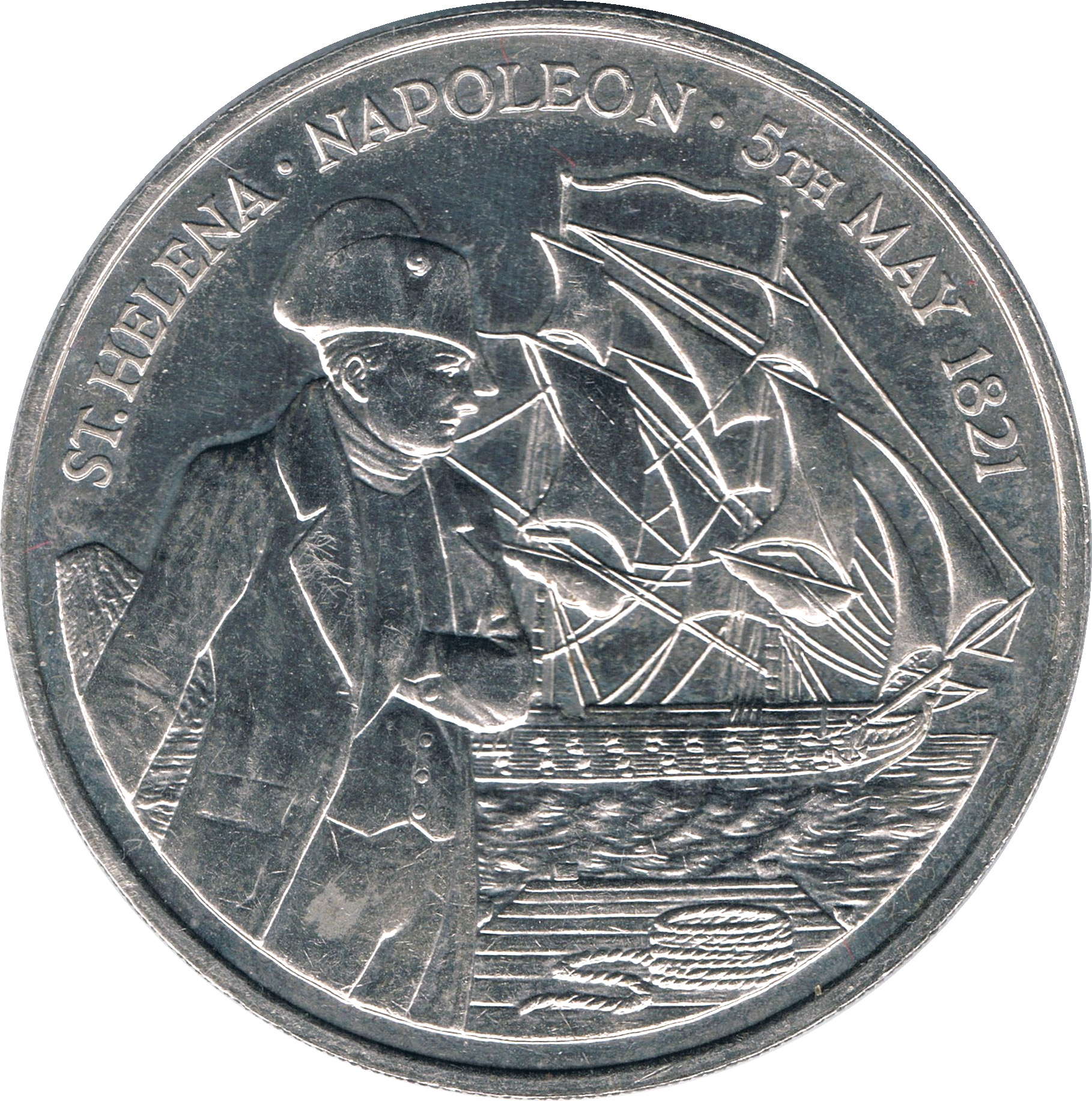 Saint Helena and Ascension 50 Pence - Elizabeth II Napoléon's Death