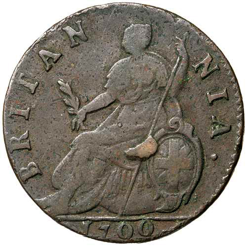 ½ Penny - William III 3rd issue