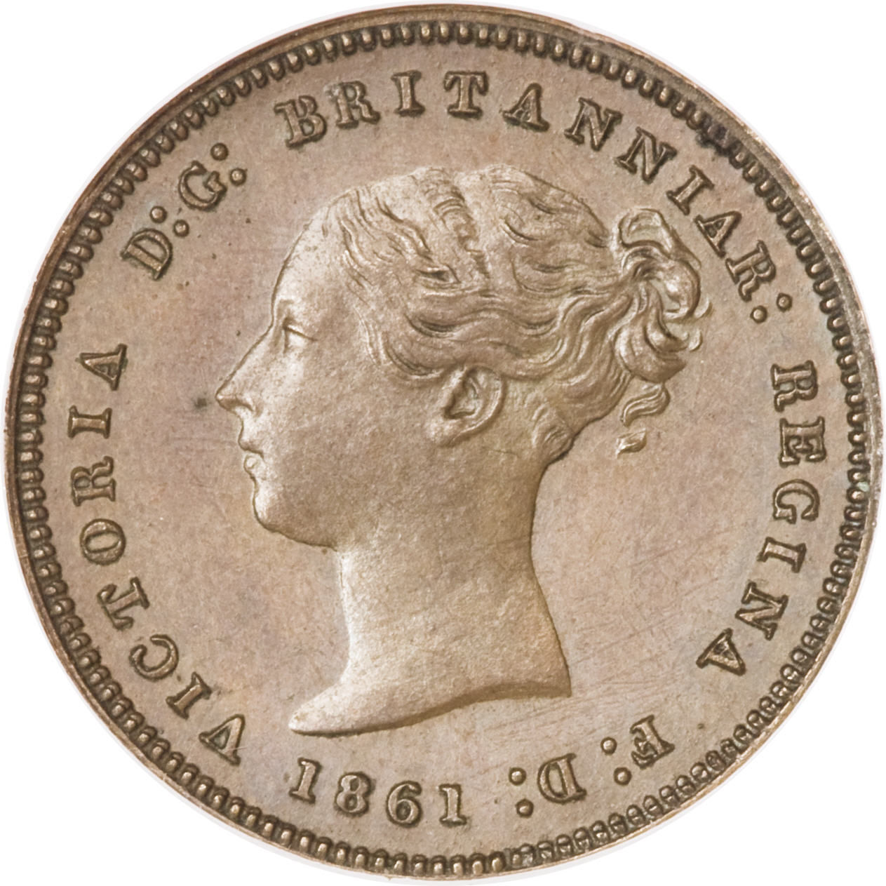 Gibraltar ½ Quart - Victoria obverse