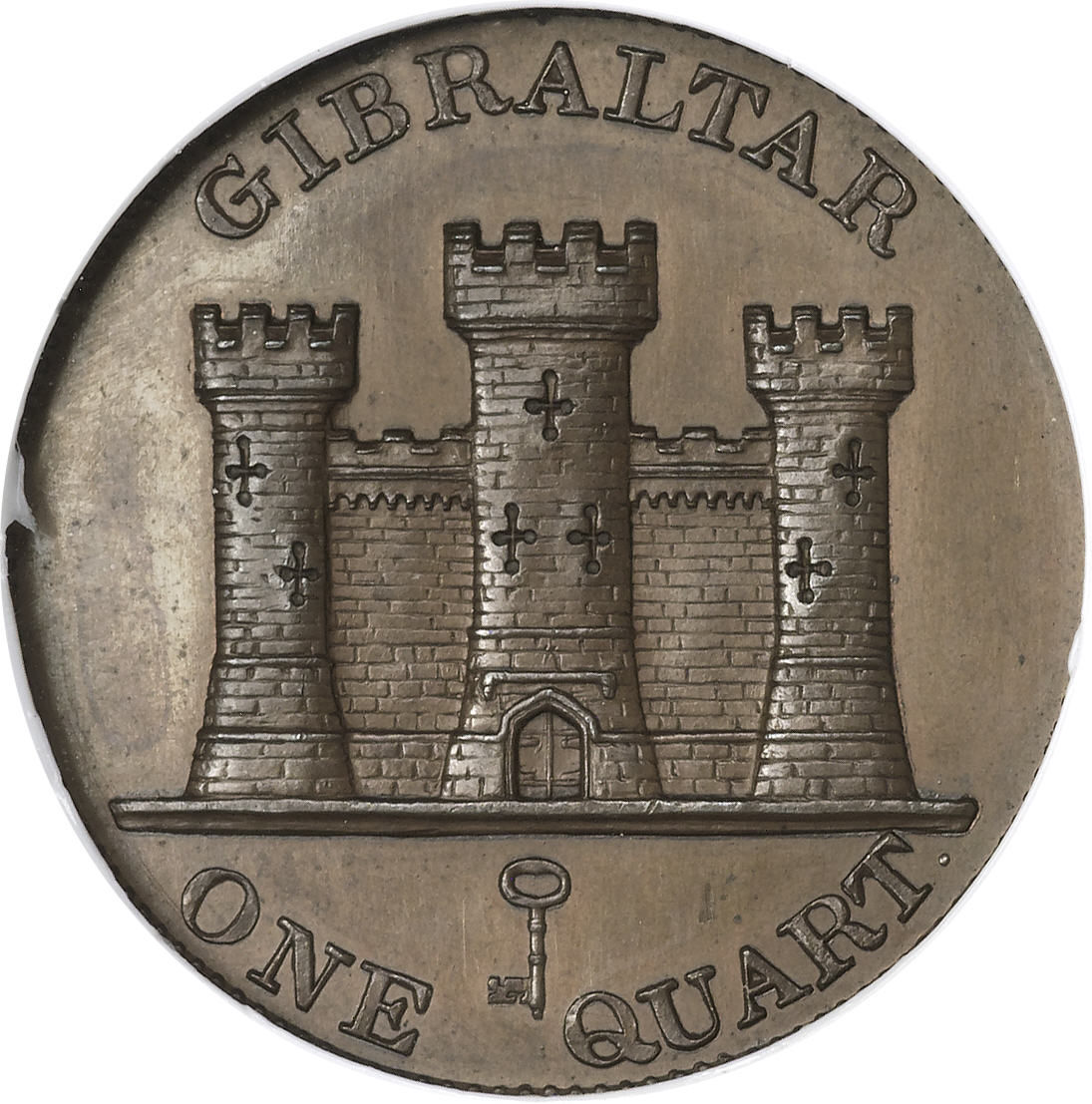 Gibraltar 1 Quart - Victoria reverse