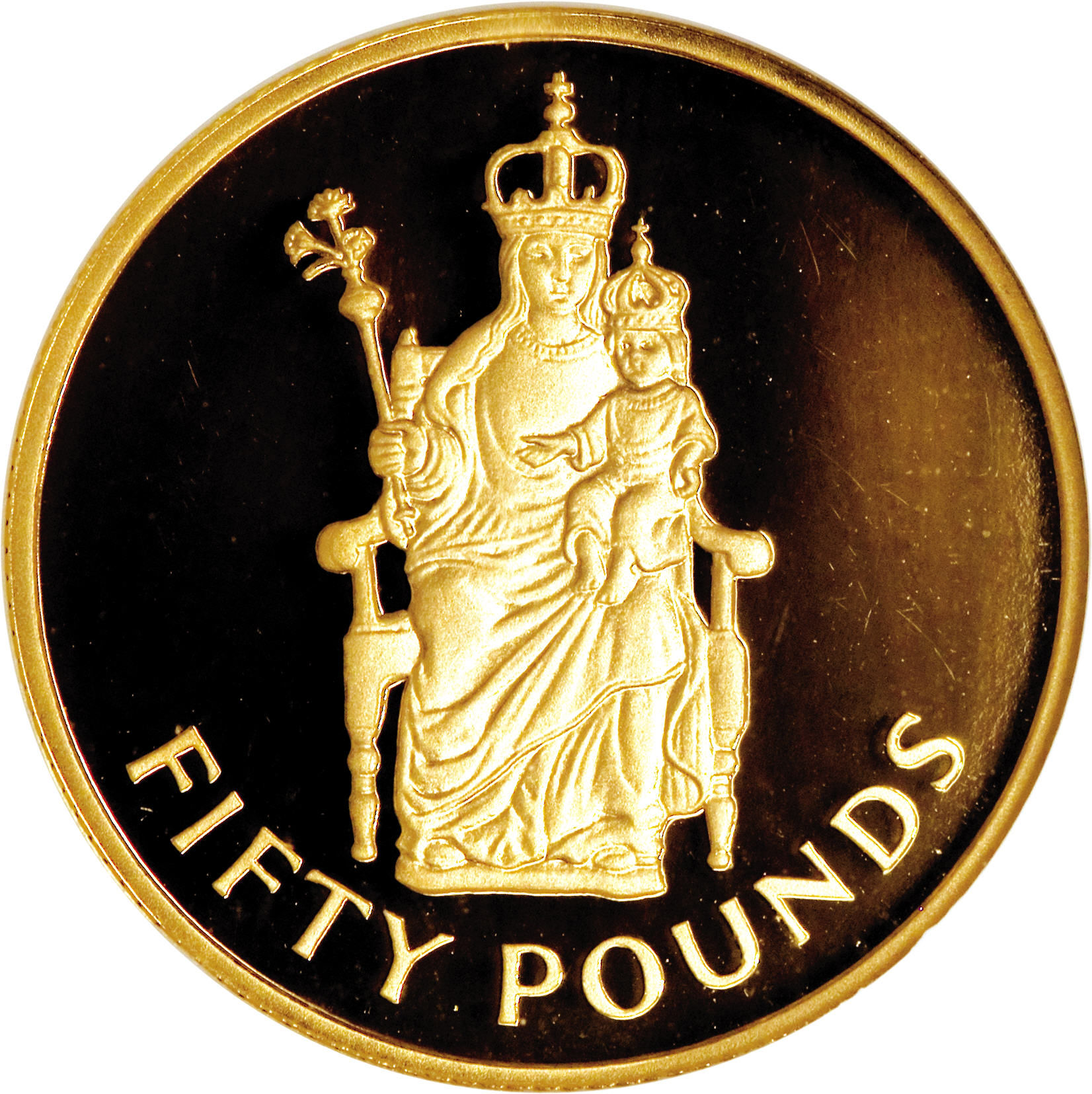 Gibraltar 50 Pounds - Elizabeth II British Pound Sterling
