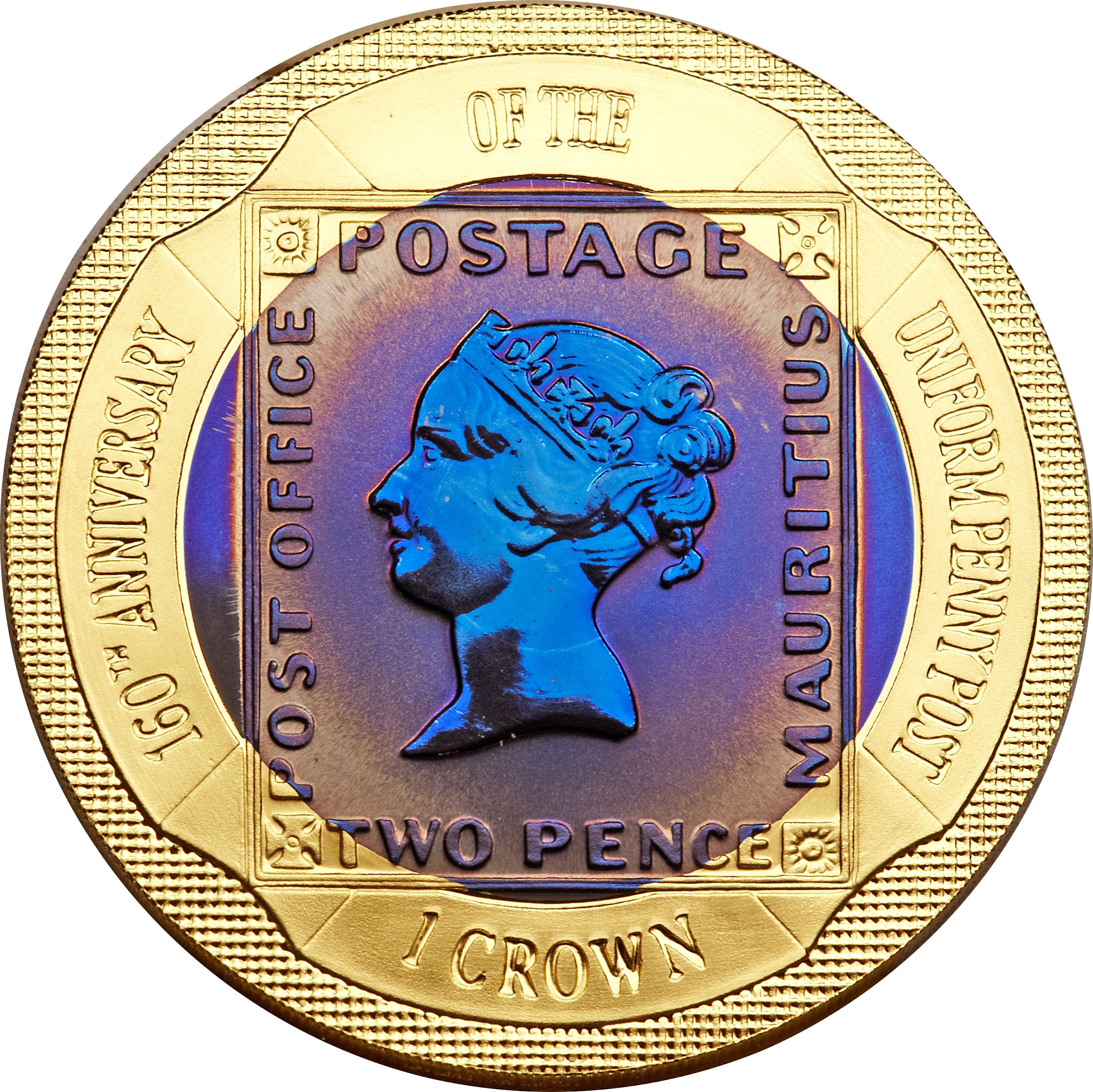 Gibraltar 1 Crown - Elizabeth II Uniform Penny Post reverse
