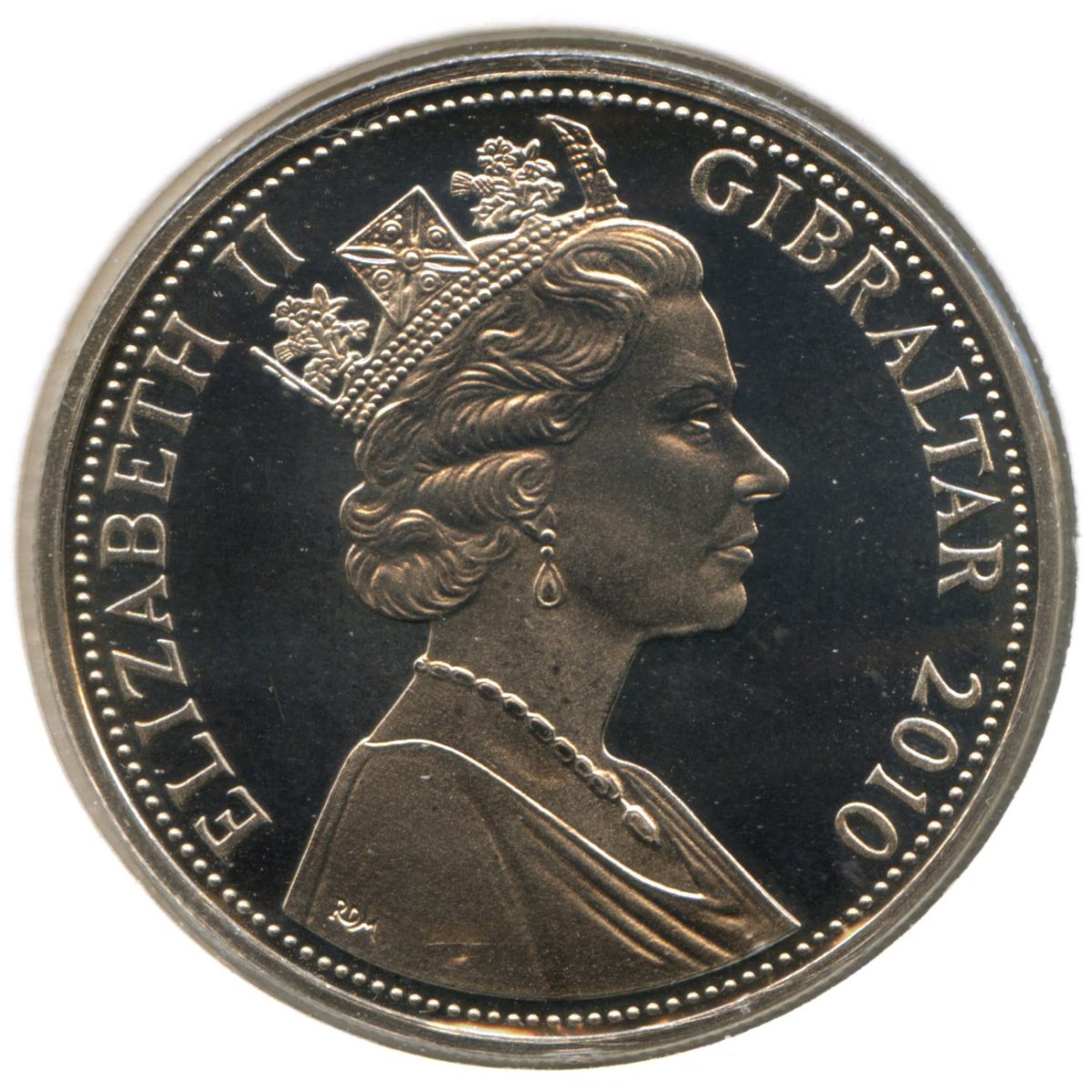 Gibraltar 1 Crown - Elizabeth II Princess Elizabeth obverse