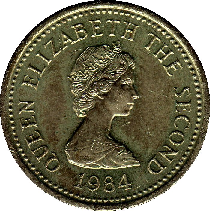 Jersey 1 Pound - Elizabeth II St. Saviour obverse
