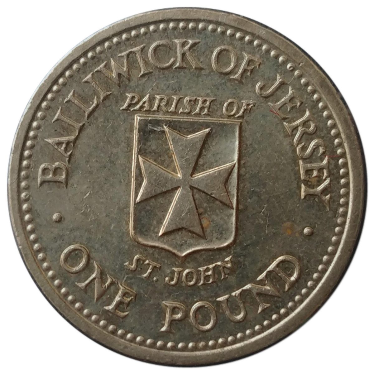 Jersey 1 Pound - Elizabeth II St. John reverse