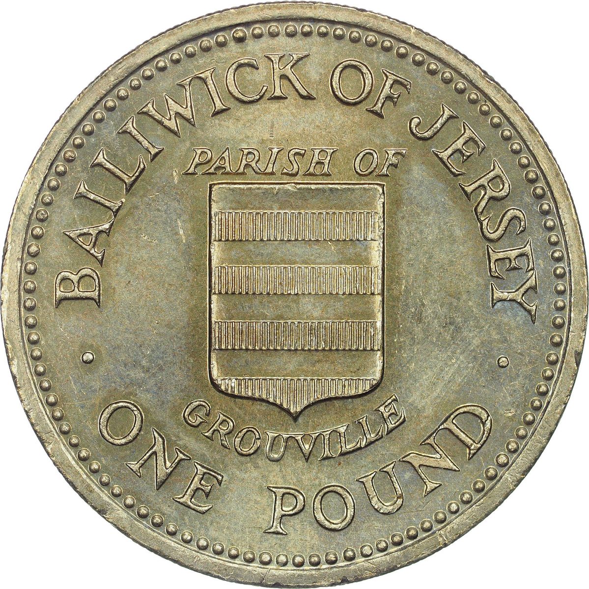 Jersey 1 Pound - Elizabeth II Grouville