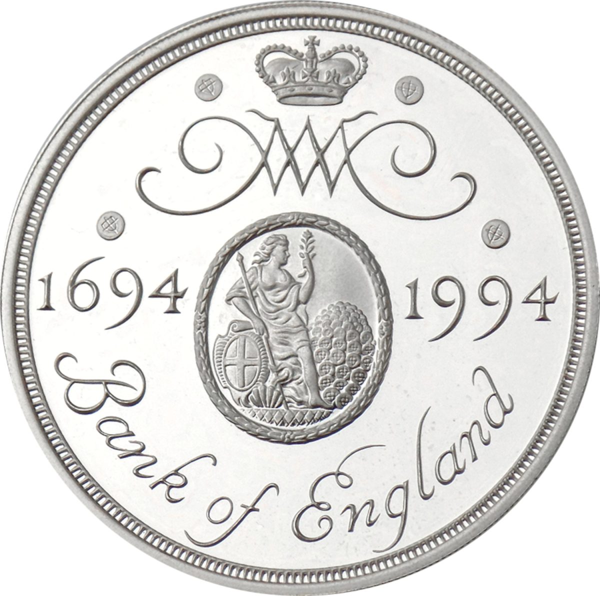 2 Pounds - Elizabeth II Bank of England; Silver Piedfort obverse