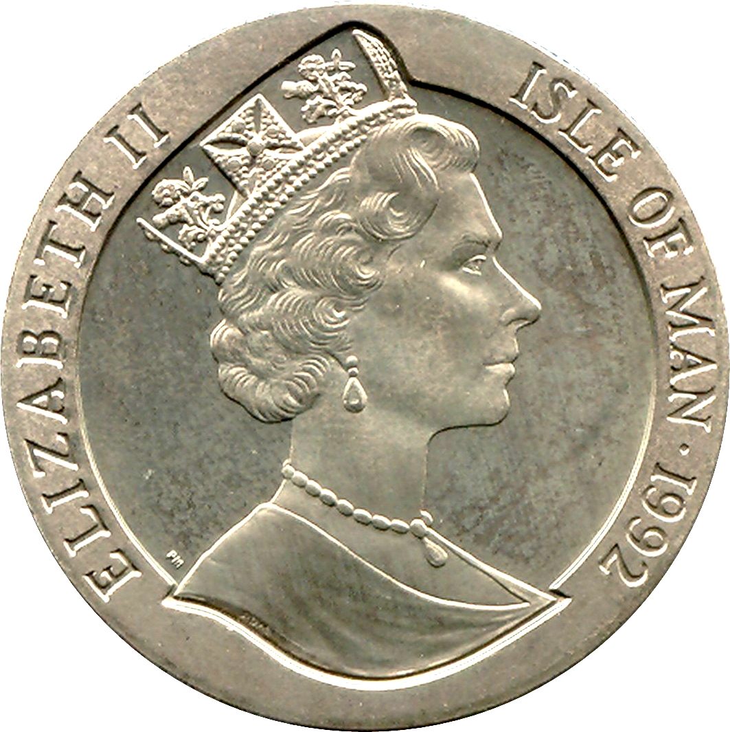 Isle of Man 1 Crown - Elizabeth II John Casement obverse