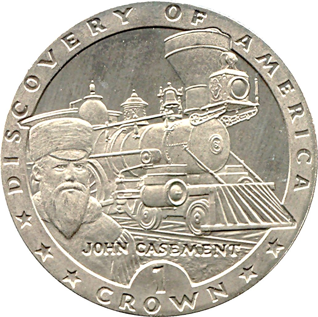 Isle of Man 1 Crown - Elizabeth II John Casement