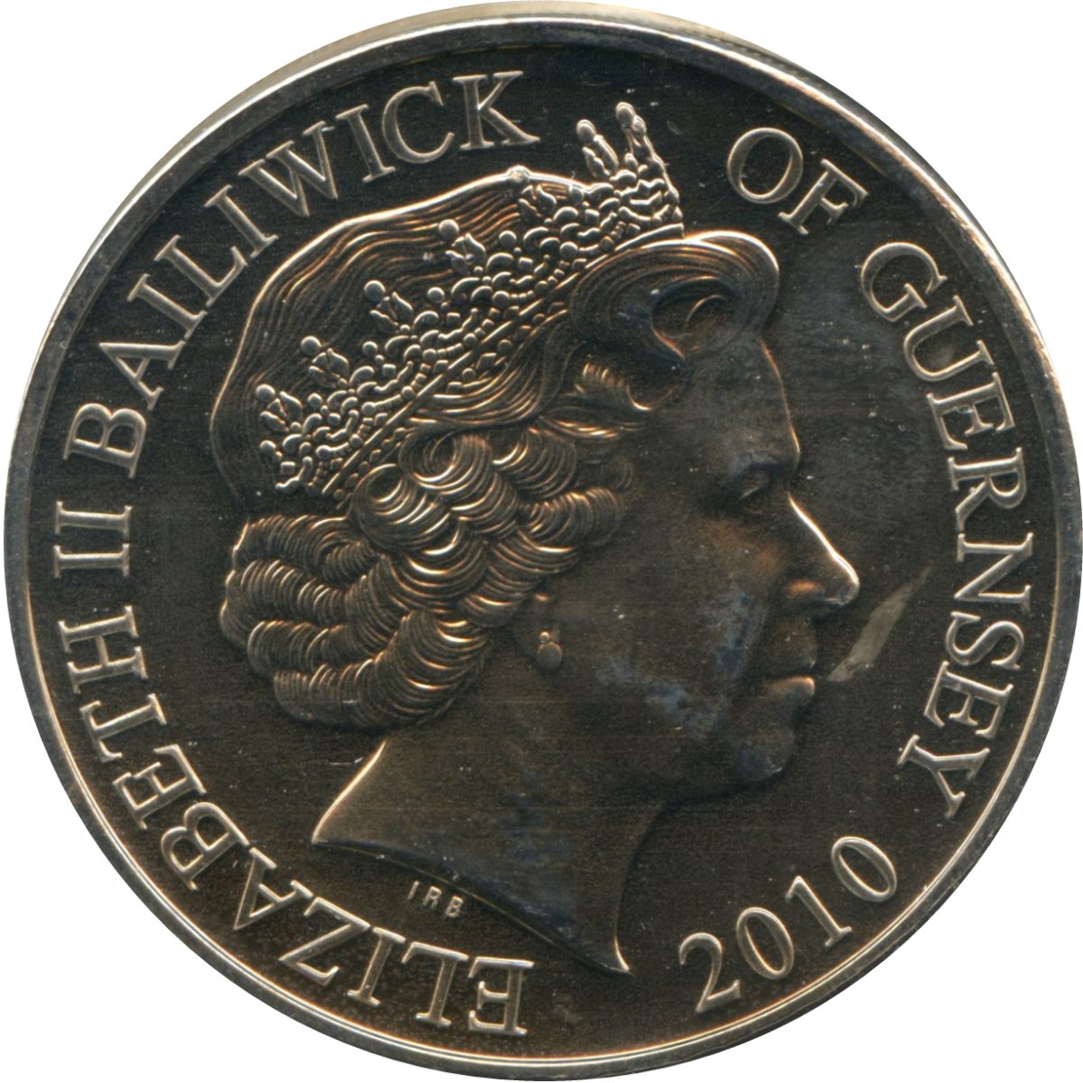 Guernsey 5 Pounds - Elizabeth II Liberation of Guernsey obverse