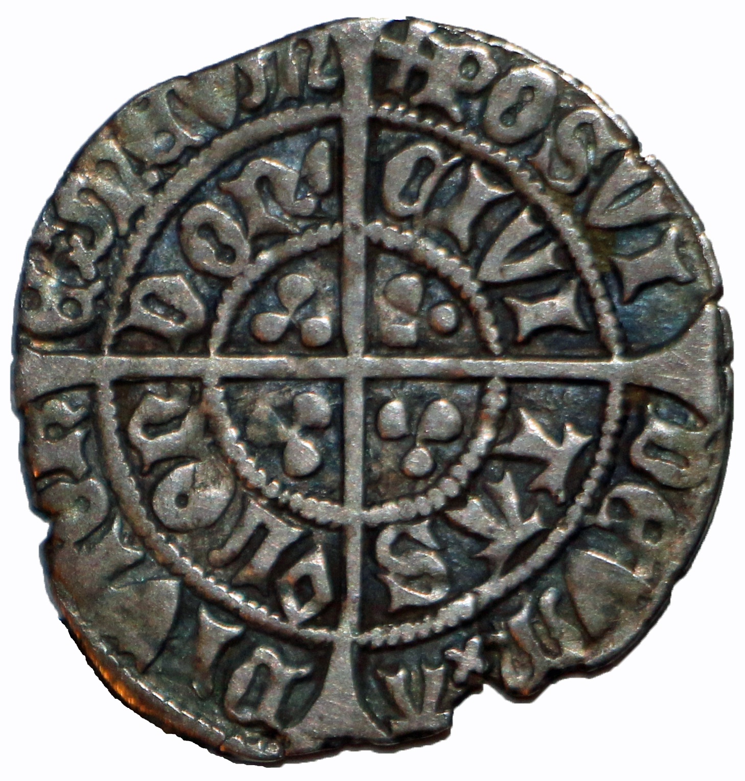 ½ Groat - Henry VI Pinecone-mascle issue; London