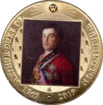 Saint Helena 1 Сrown - Elizabeth II 250th anniversary Wellington