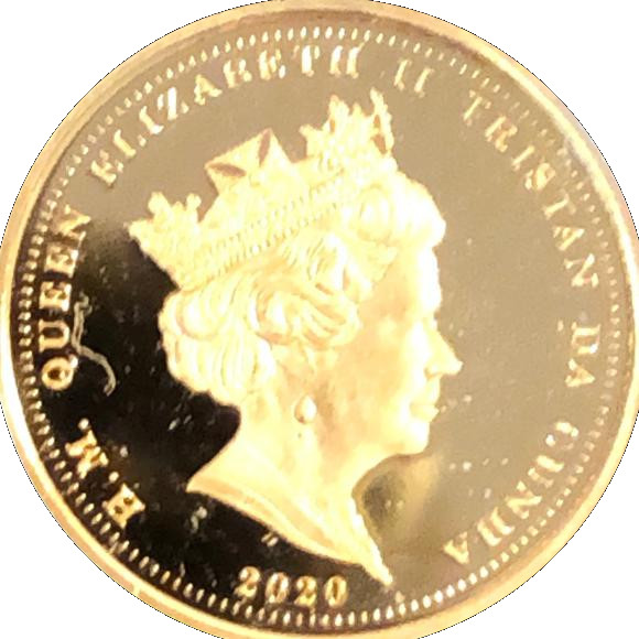 Tristan da Cunha ¼ Sovereign - Elizabeth II obverse