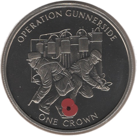 Gibraltar 1 Crown - Elizabeth II Operation Gunnerside