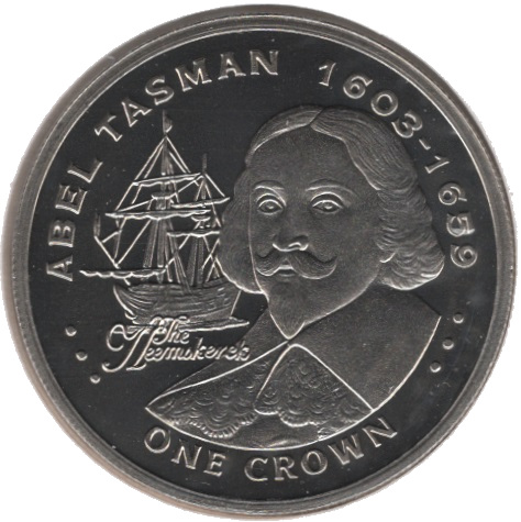 Gibraltar 1 Crown - Elizabeth II Abel Tasman