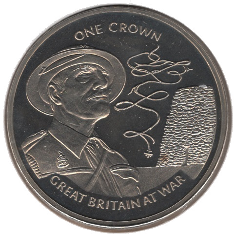 Gibraltar 1 Crown - Elizabeth II Air Raid Wardens