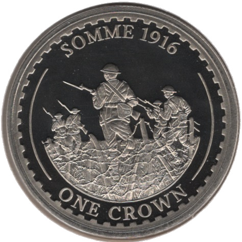 Gibraltar 1 Crown - Elizabeth II Somme 1916