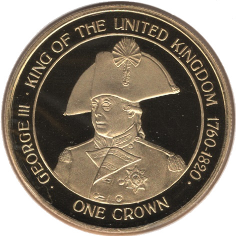 Gibraltar 1 Crown - Elizabeth II George III