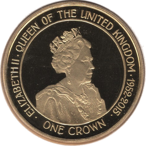 Gibraltar 1 Crown - Elizabeth II Elizabeth II