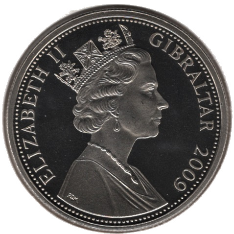 Gibraltar 1 Crown - Elizabeth II Industrial Revolution obverse