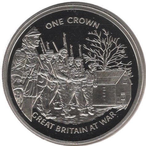 Gibraltar 1 Crown - Elizabeth II Home Guard