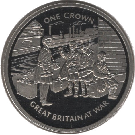 Gibraltar 1 Crown - Elizabeth II Evacuations
