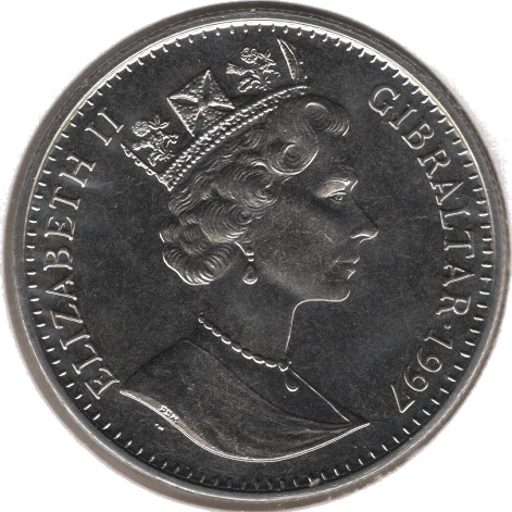 Gibraltar 1 Crown - Elizabeth II Ancient Egypt obverse