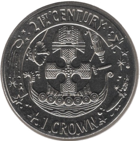 Gibraltar 1 Crown - Elizabeth II 21st Century