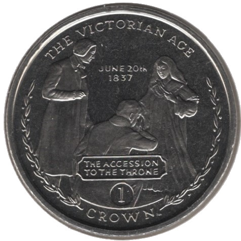 Gibraltar 1 Crown - Elizabeth II Accession to the throne