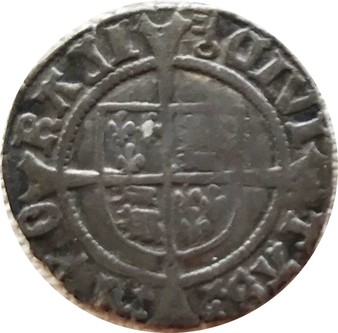 ½ Groat - Henry VIII 2nd coinage; York