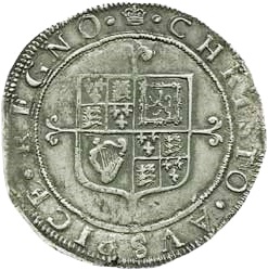 ½ Crown - Charles II 3rd hammered issue