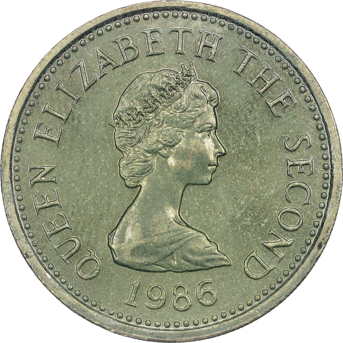 Jersey 1 Pound - Elizabeth II St. Peter obverse