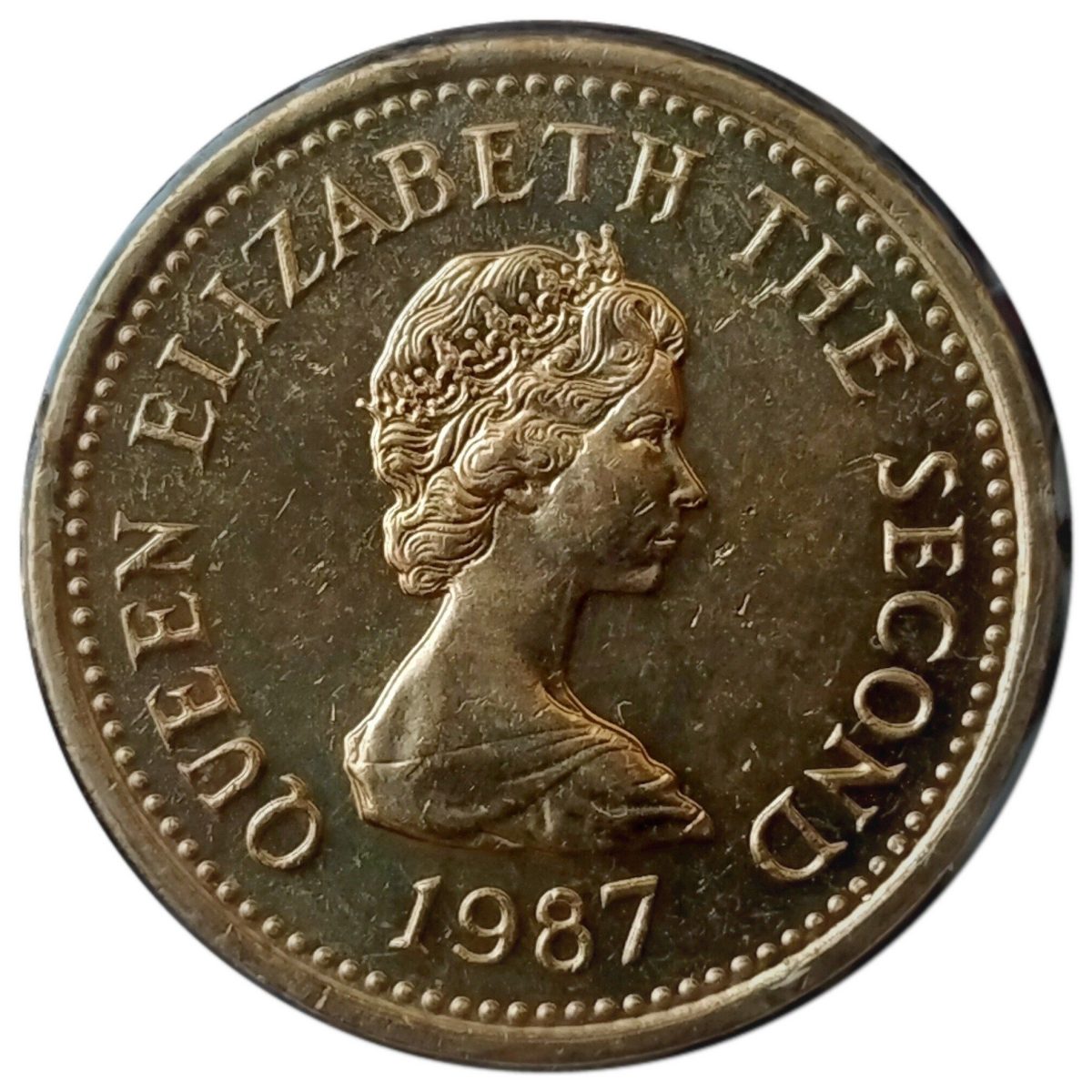 Jersey 1 Pound - Elizabeth II St. Ouen obverse