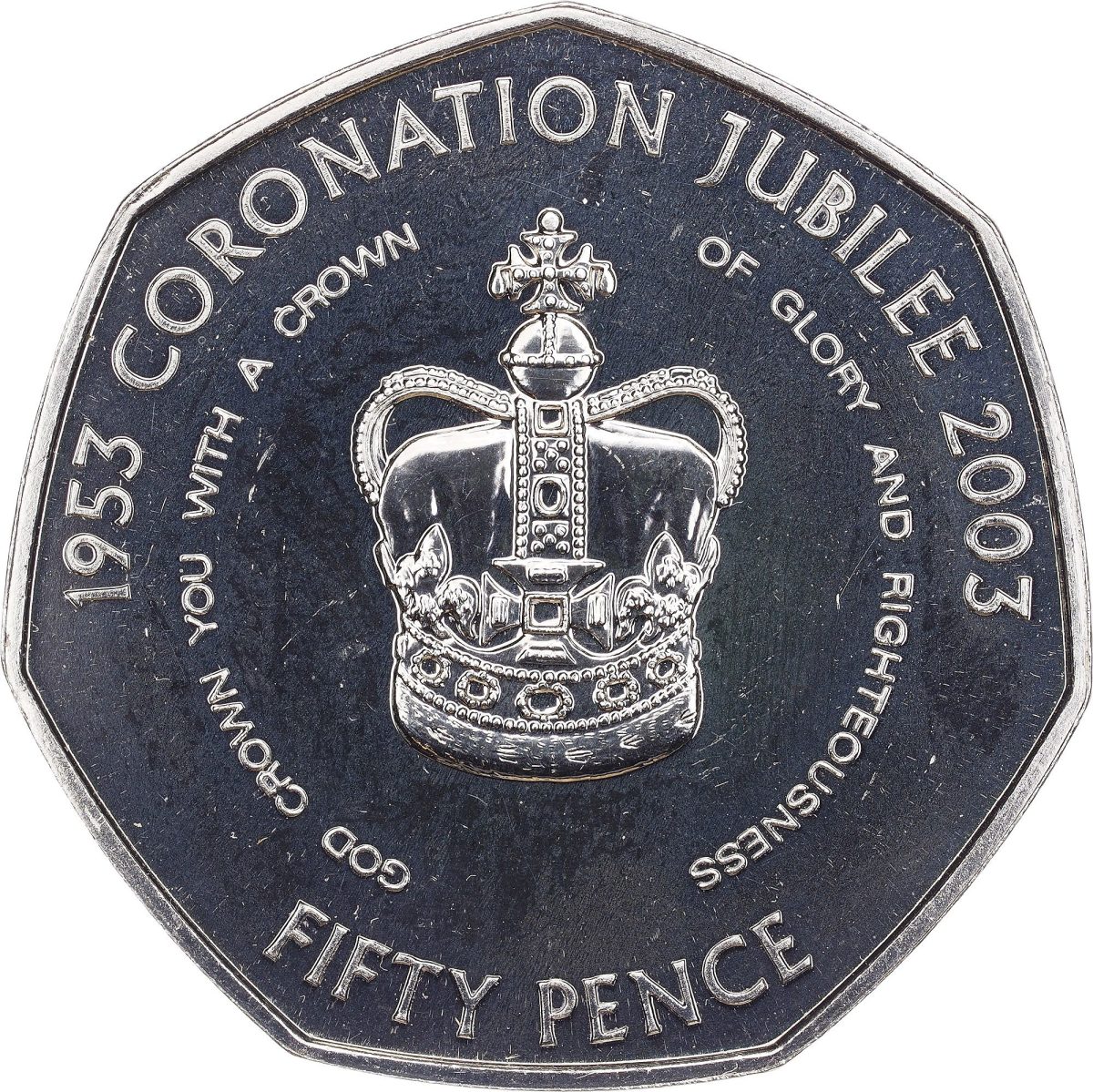 Guernsey 50 Pence - Elizabeth II Coronation Jubilee