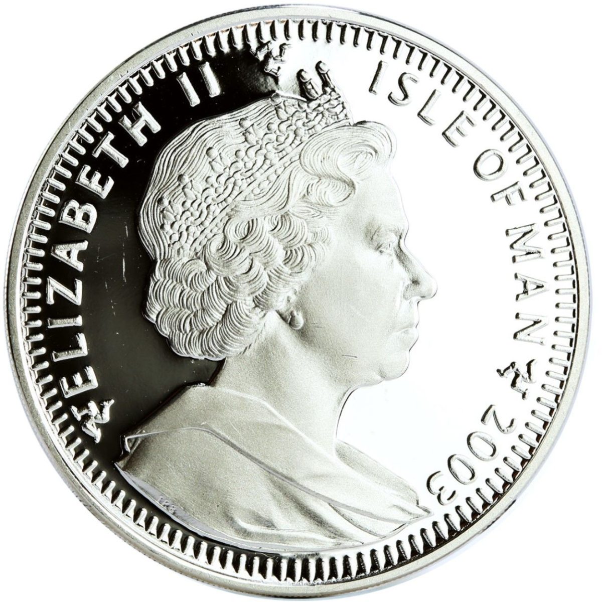 Isle of Man 1 Crown - Elizabeth II Frodo obverse