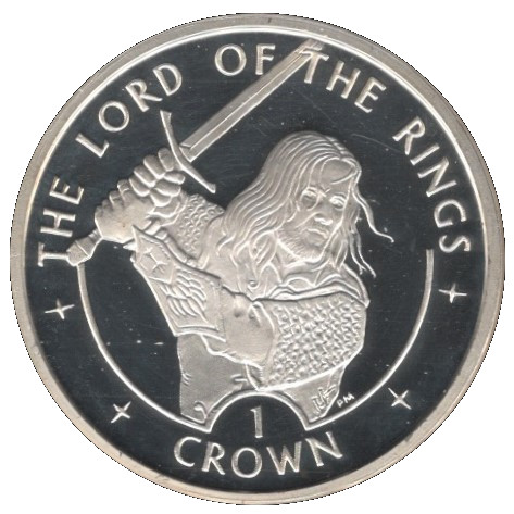 Isle of Man 1 Crown - Elizabeth II Aragorn
