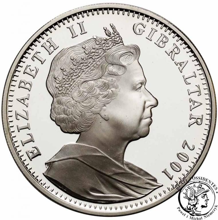 Gibraltar 1 Crown - Elizabeth II The Great Exhibition obverse