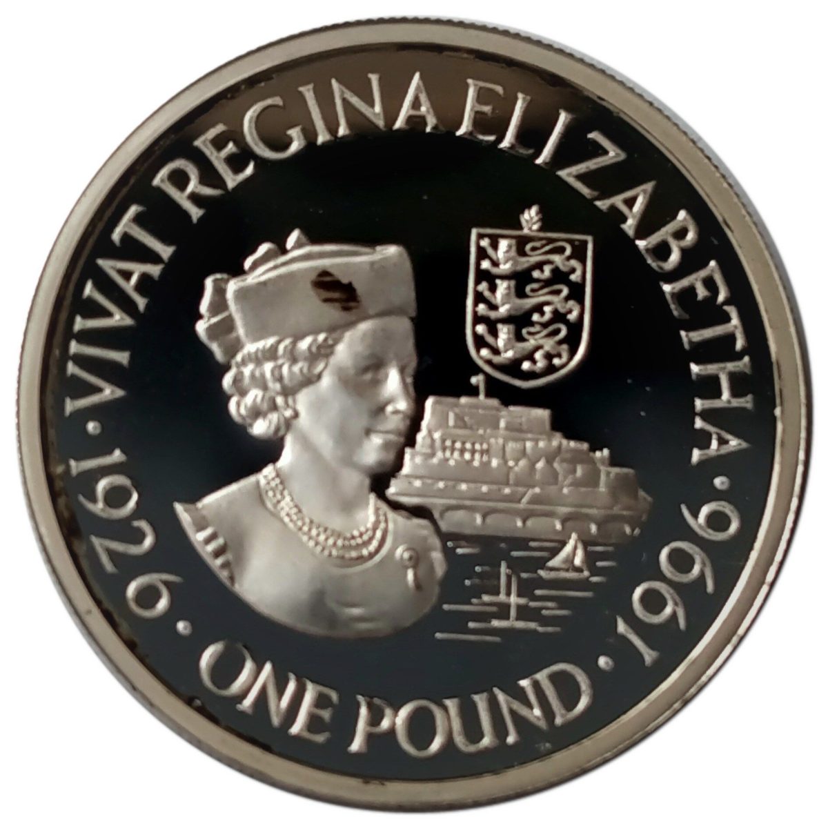 Guernsey 1 Pound - Elizabeth II Birthday - Silver