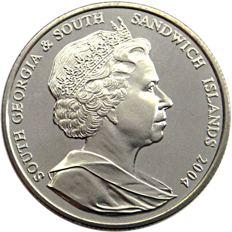 South Georgia and the South Sandwich Islands 2 Pounds - Elizabeth II Grytviken obverse