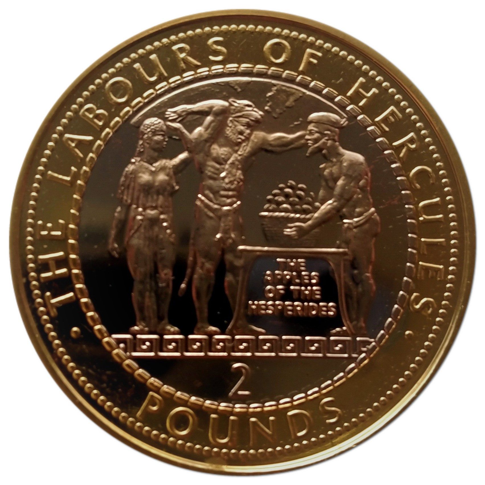 Gibraltar 2 Pounds - Elizabeth II The Apples of the Hesperides