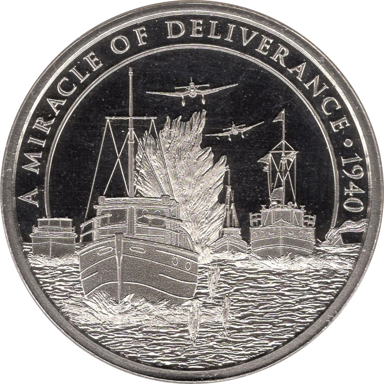 Gibraltar ½ Crown - Elizabeth II Little ships of Dunkirk